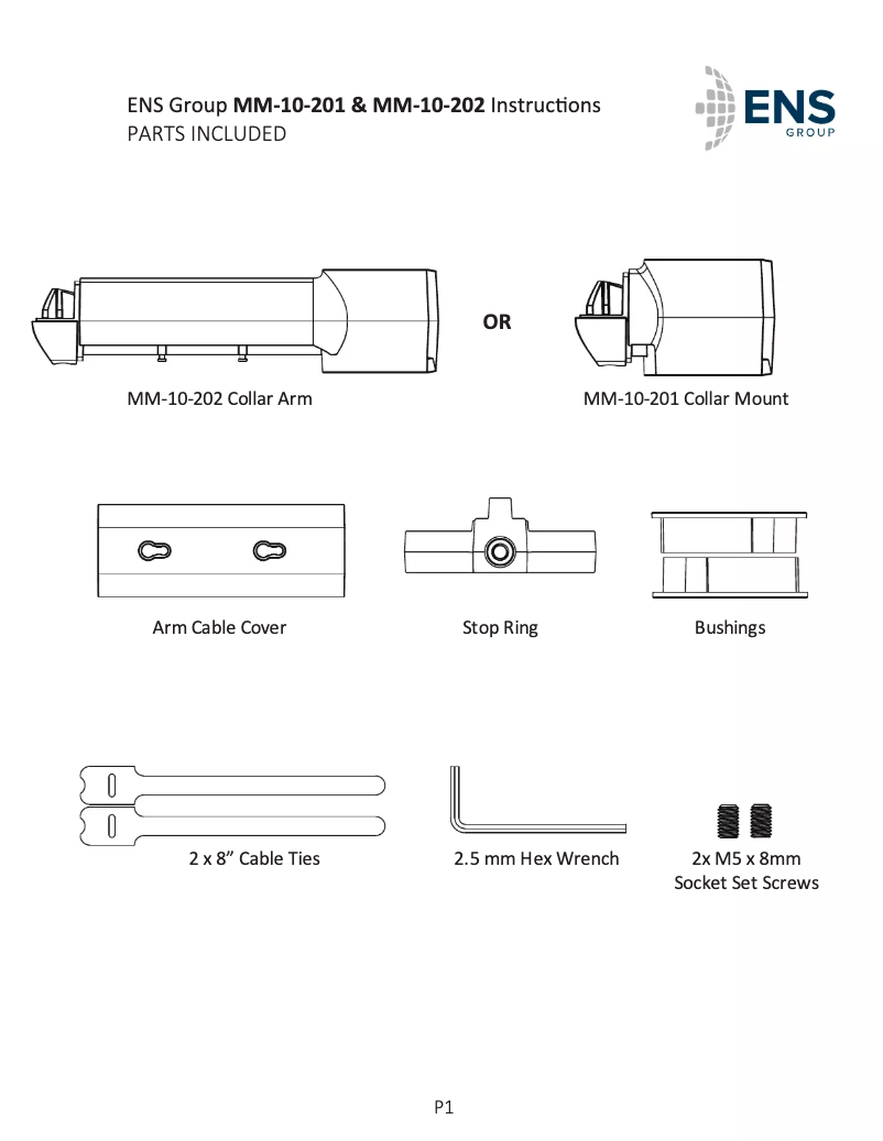 Image de la première page du manuel de l'appareil MM-10-201