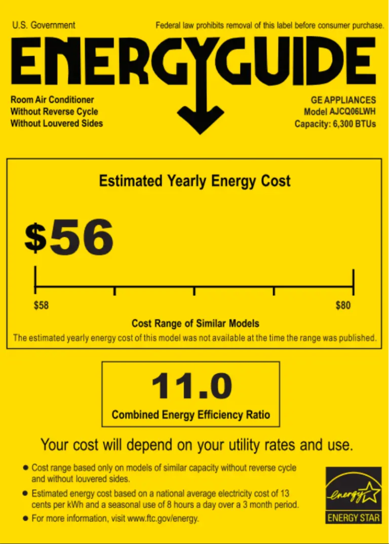 Image de la première page du manuel de l'appareil AJCQ06LWH
