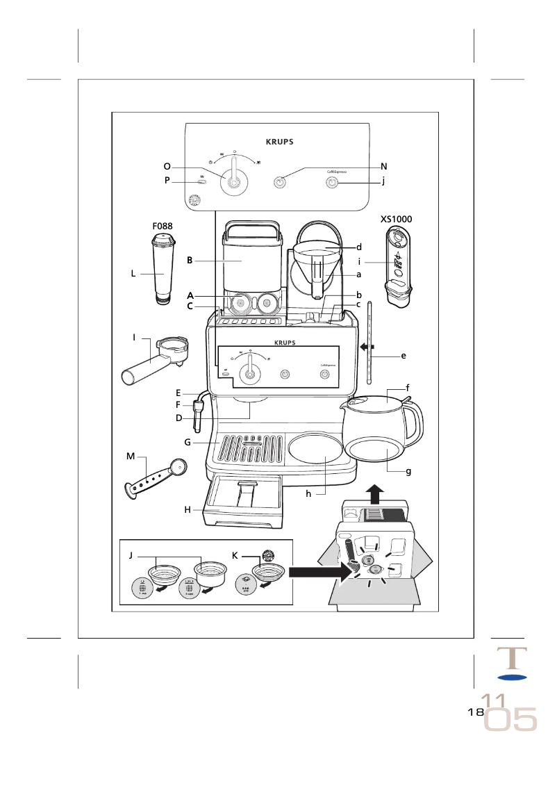 Image de la première page du manuel de l'appareil XP2070