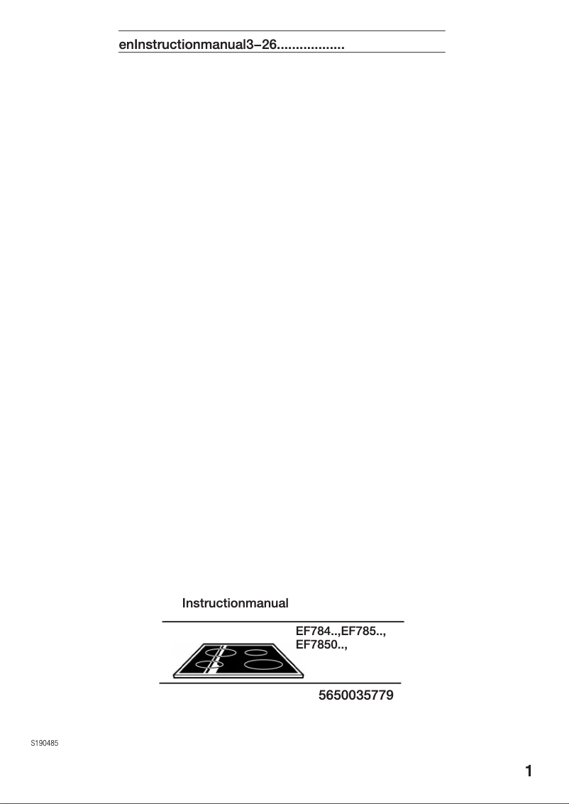 Page n°1 - Manuel utilisateur Siemens EF785501