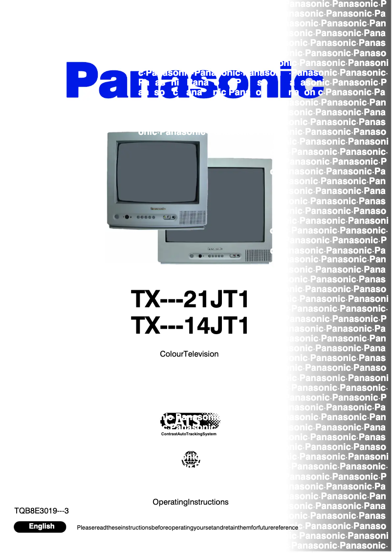 Page 1 de la notice Manuel utilisateur Panasonic TX-14JT1