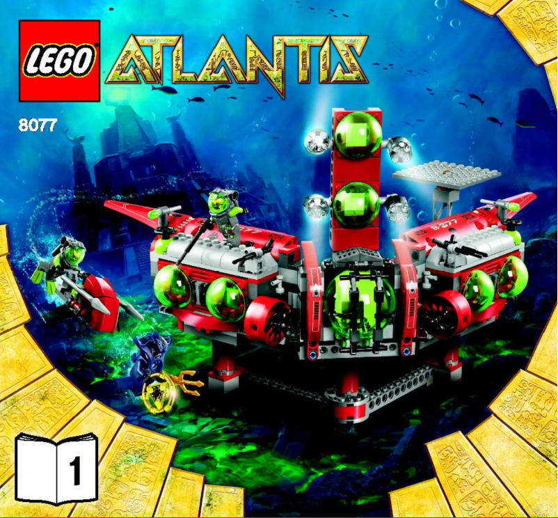 Page n°1 - Manuel utilisateur Lego Atlantis Exploration HQ