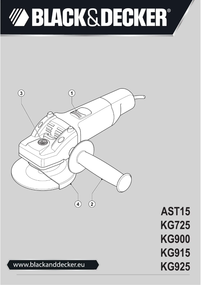 Image de la première page du manuel de l'appareil KG915