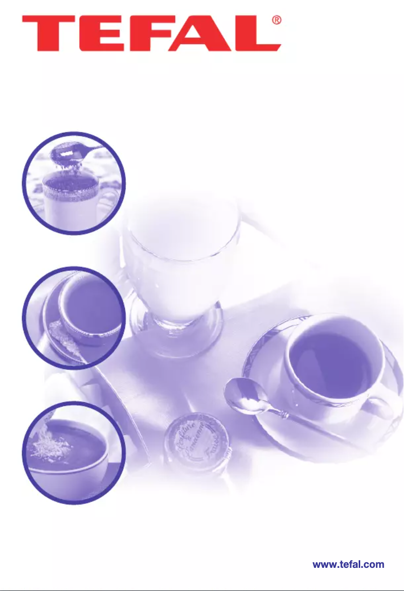 Page 1 de la notice Manuel utilisateur Tefal 9204012