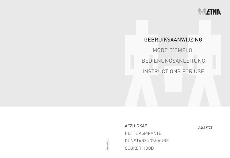 Page 1 de la notice Mode d'emploi Etna A4419TZT