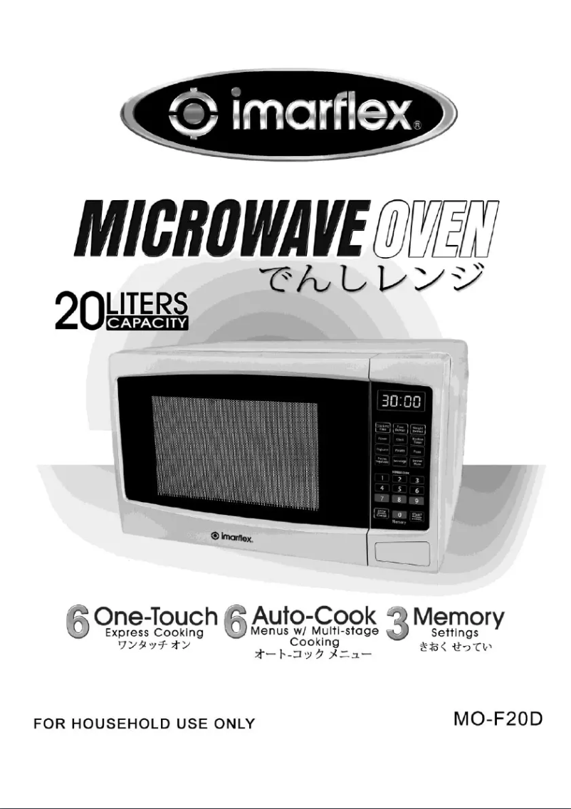 Página 1 del manual Manual de usuario Imarflex MO-F20D