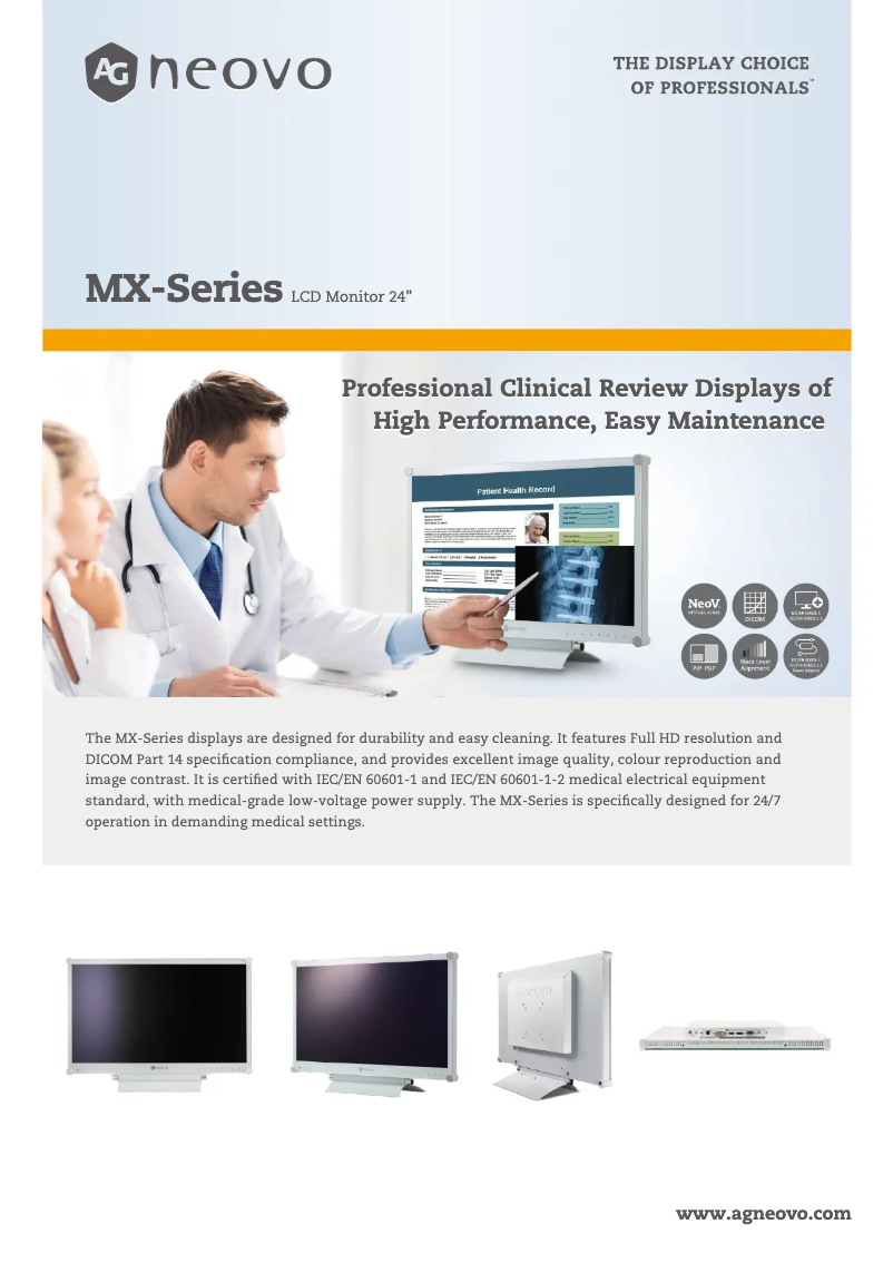 Image de la première page du manuel de l'appareil MX-24