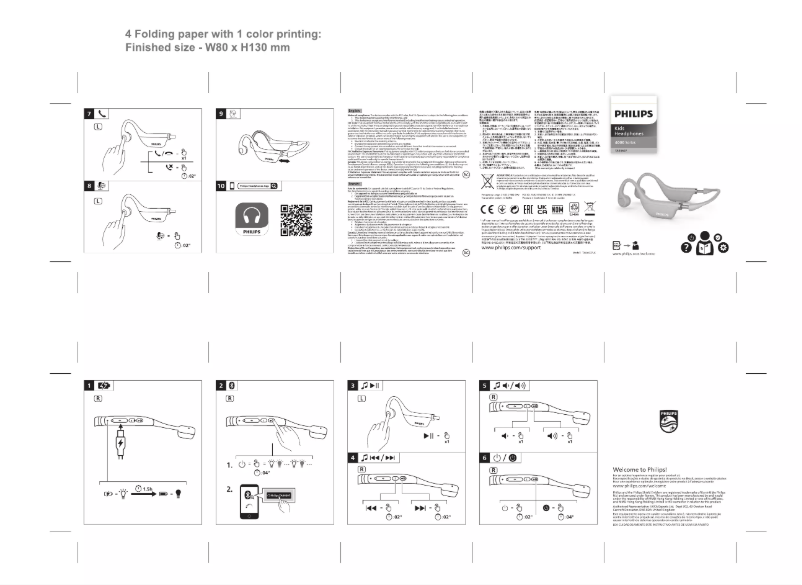 Page n°1 - Guide de démarrage rapide Philips TAK4607