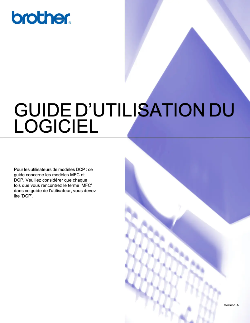 Page 1 de la notice Manuel utilisateur Brother FAX-2480C