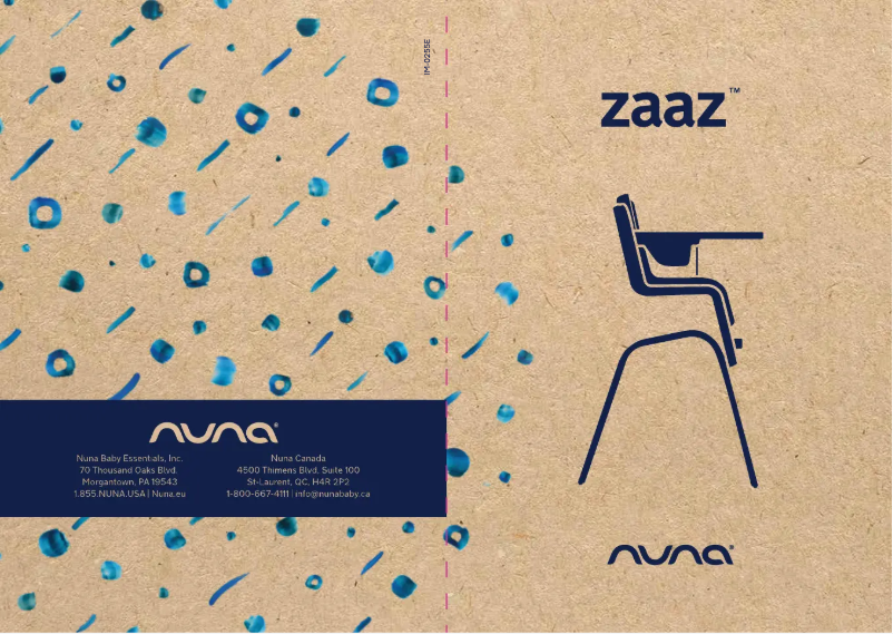 Page 1 of the manual User Manual Nuna Zaaz