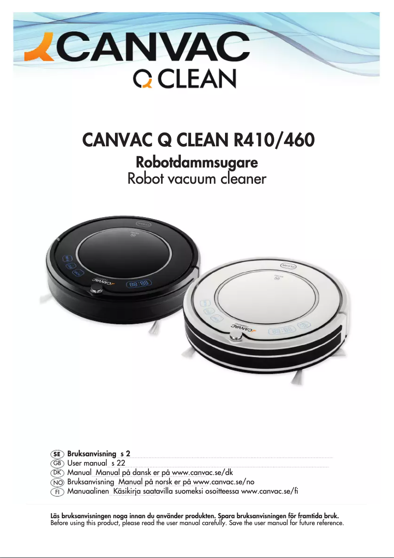 Página 1 del manual Manual de usuario Canvac Q Clean R460