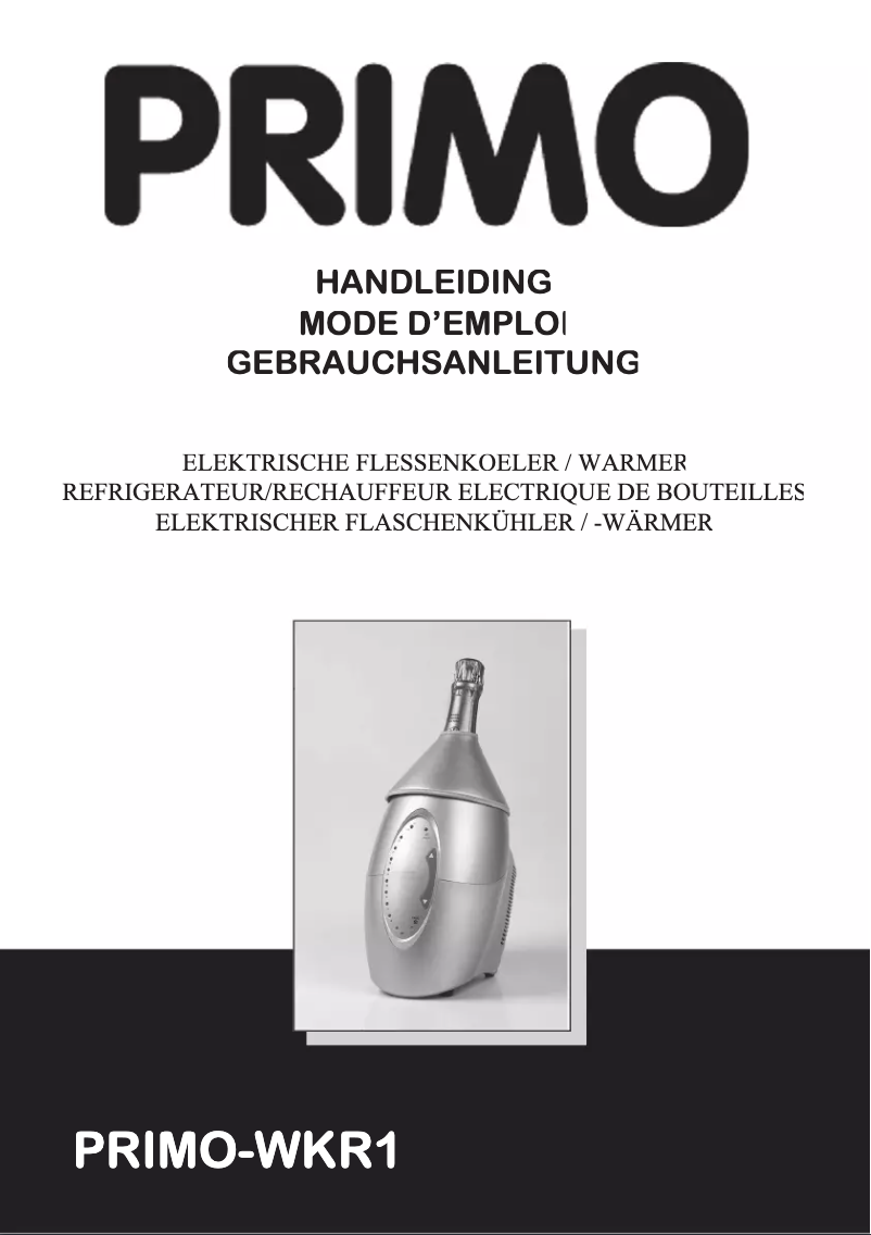 Page 1 de la notice Manuel utilisateur Primo WKR1