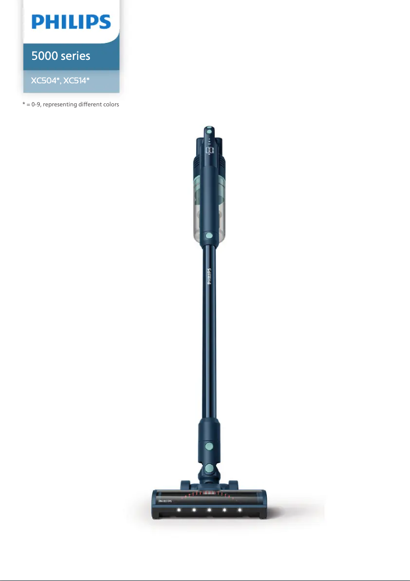 Image de la première page du manuel de l'appareil 5000 series XC5141