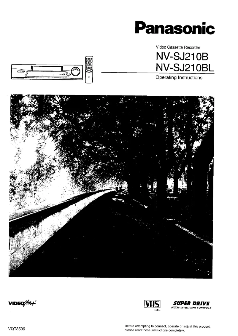 Página 1 del manual Manual de usuario Panasonic NV-SJ210