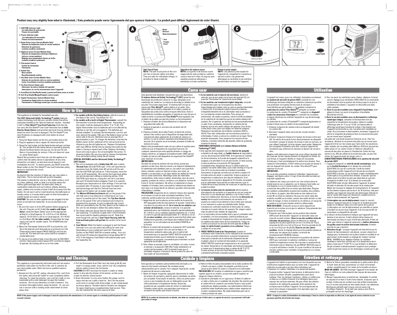 Page 1 de la notice Manuel utilisateur Black & Decker BDCH100