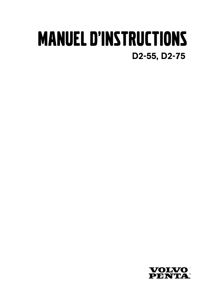 Image de la première page du manuel de l'appareil D2-55