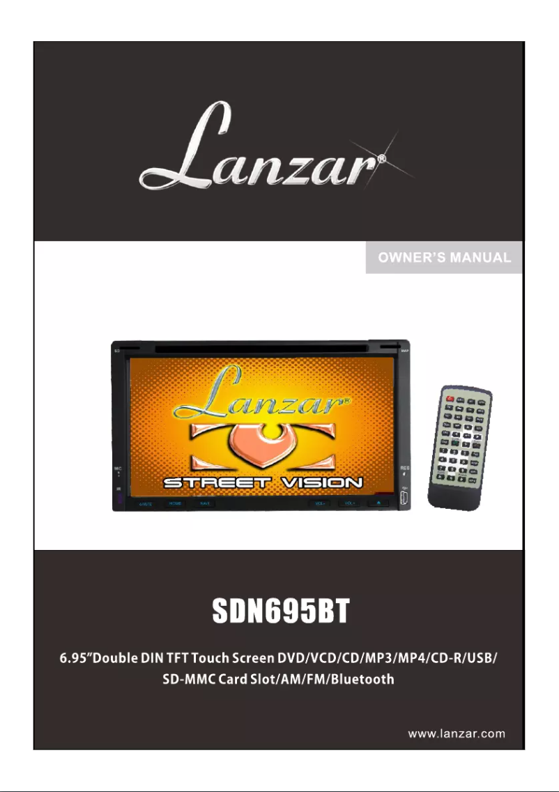 Image de la première page du manuel de l'appareil SDN695BT