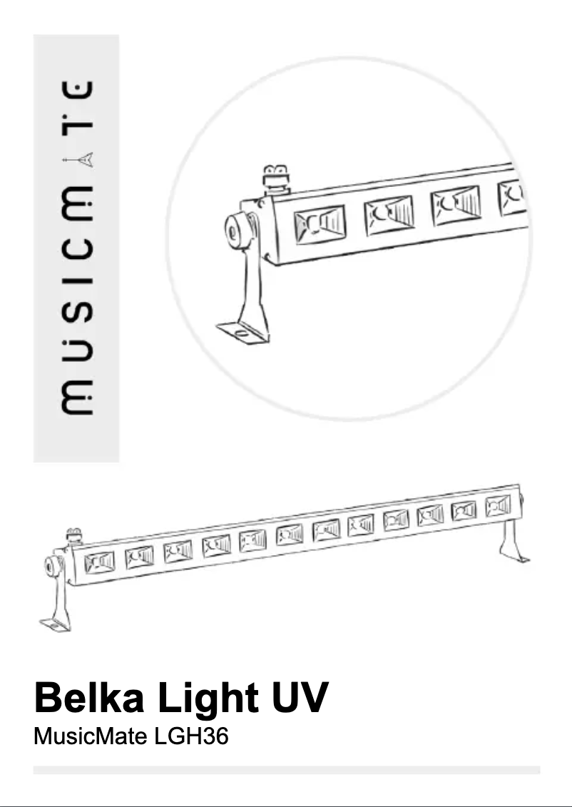 Página 1 del manual Manual de usuario Musicmate LGH36