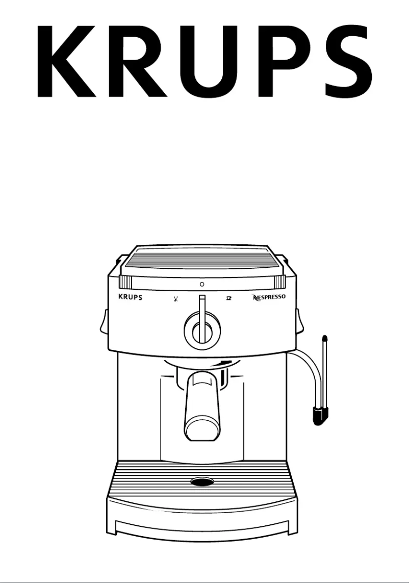 Page n°1 - Manuel utilisateur Krups F893