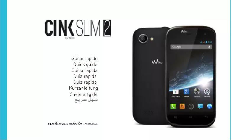 Image de la première page du manuel de l'appareil Clink Slim 2