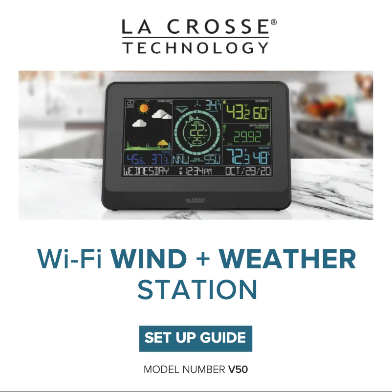 Page n°1 - Manuel utilisateur La Crosse Technology C78861