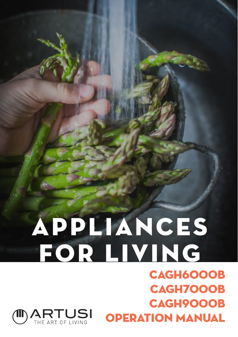Page 1 de la notice Manuel utilisateur Artusi CAGH7000B