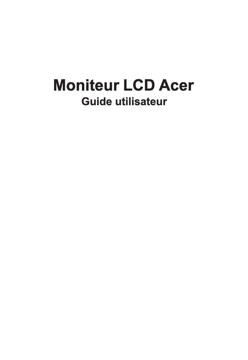 Page n°1 - Manuel utilisateur Acer CB343CUR