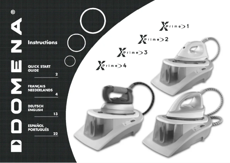 Imagen de la primera página del manual del dispositivo Xprime 4 pro