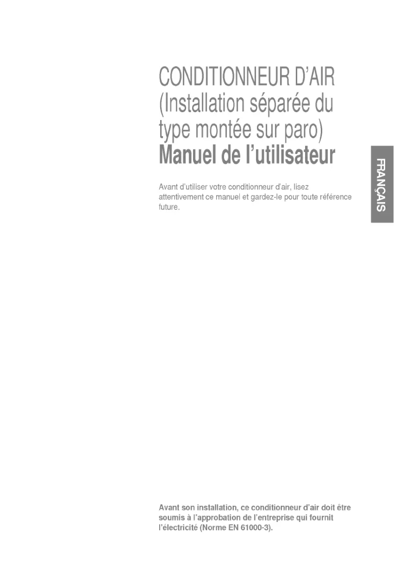 Page n°1 - Manuel utilisateur LG LS-R126CDL