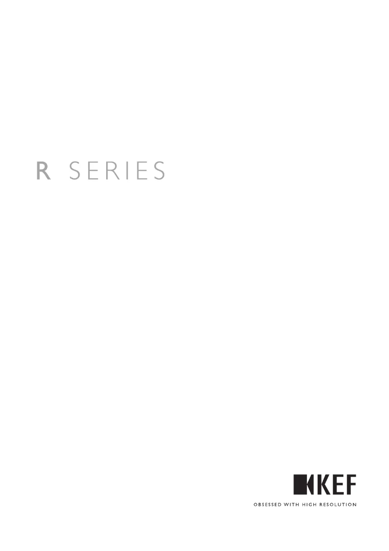 Page 1 de la notice Brochure KEF R3