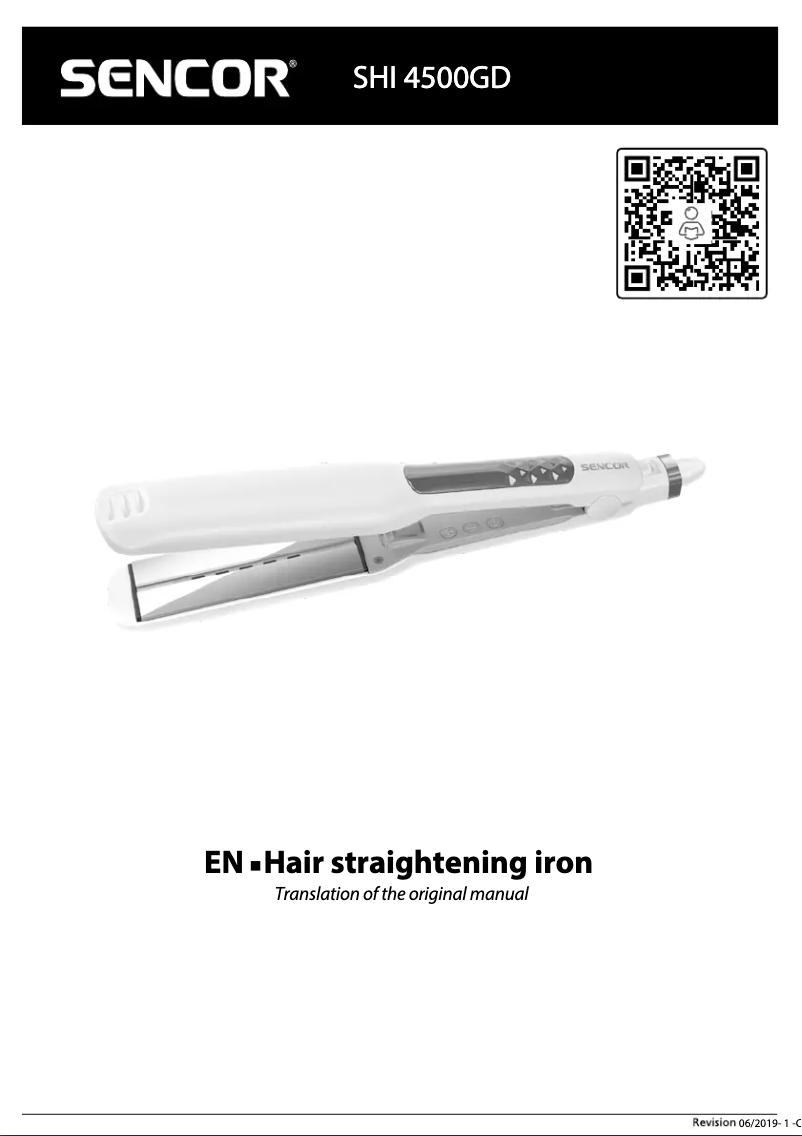 Image de la première page du manuel de l'appareil SHI 4500GD