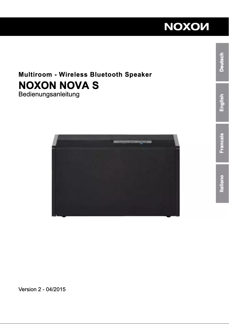 Page n°1 - Manuel utilisateur Boso Nova S