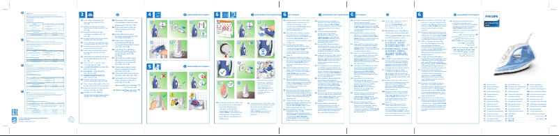 Page 1 de la notice Manuel utilisateur Philips EasySpeed GC1758