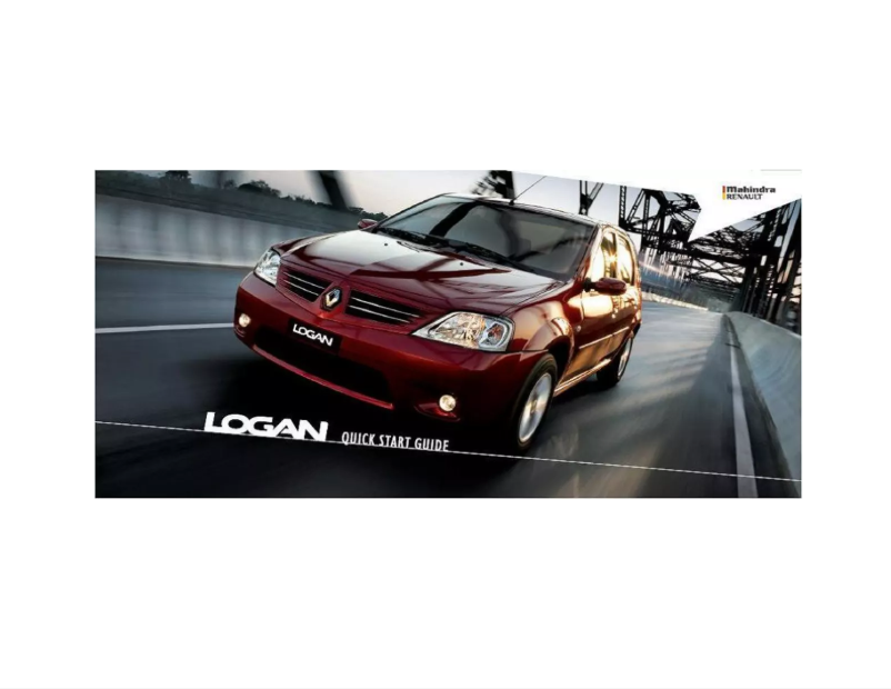 Image de la première page du manuel de l'appareil Logan (2007)