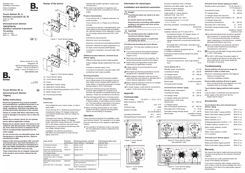Image de la première page du manuel de l'appareil 85421201