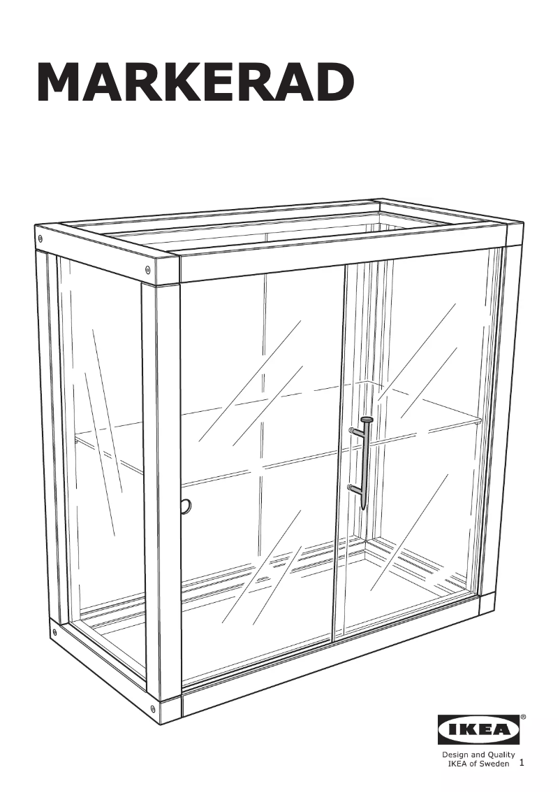 Image de la première page du manuel de l'appareil MARKERAD