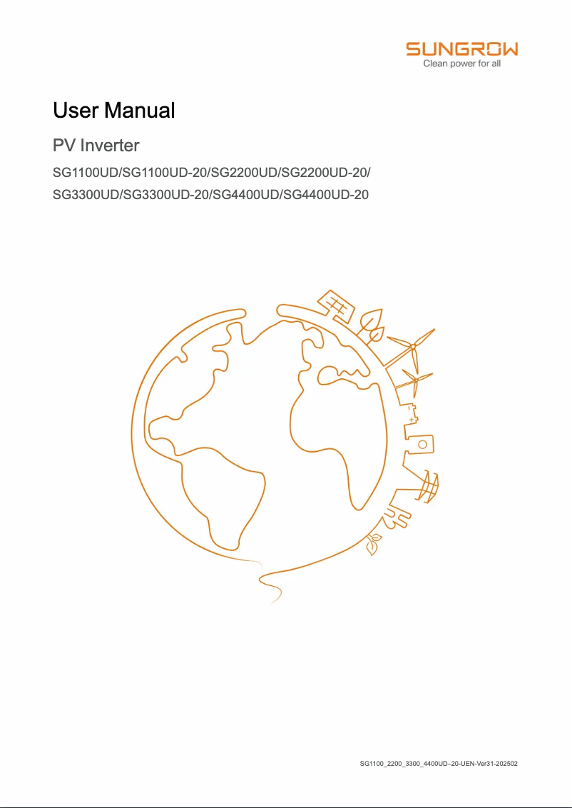 Imagen de la primera página del manual del dispositivo SG3300UD