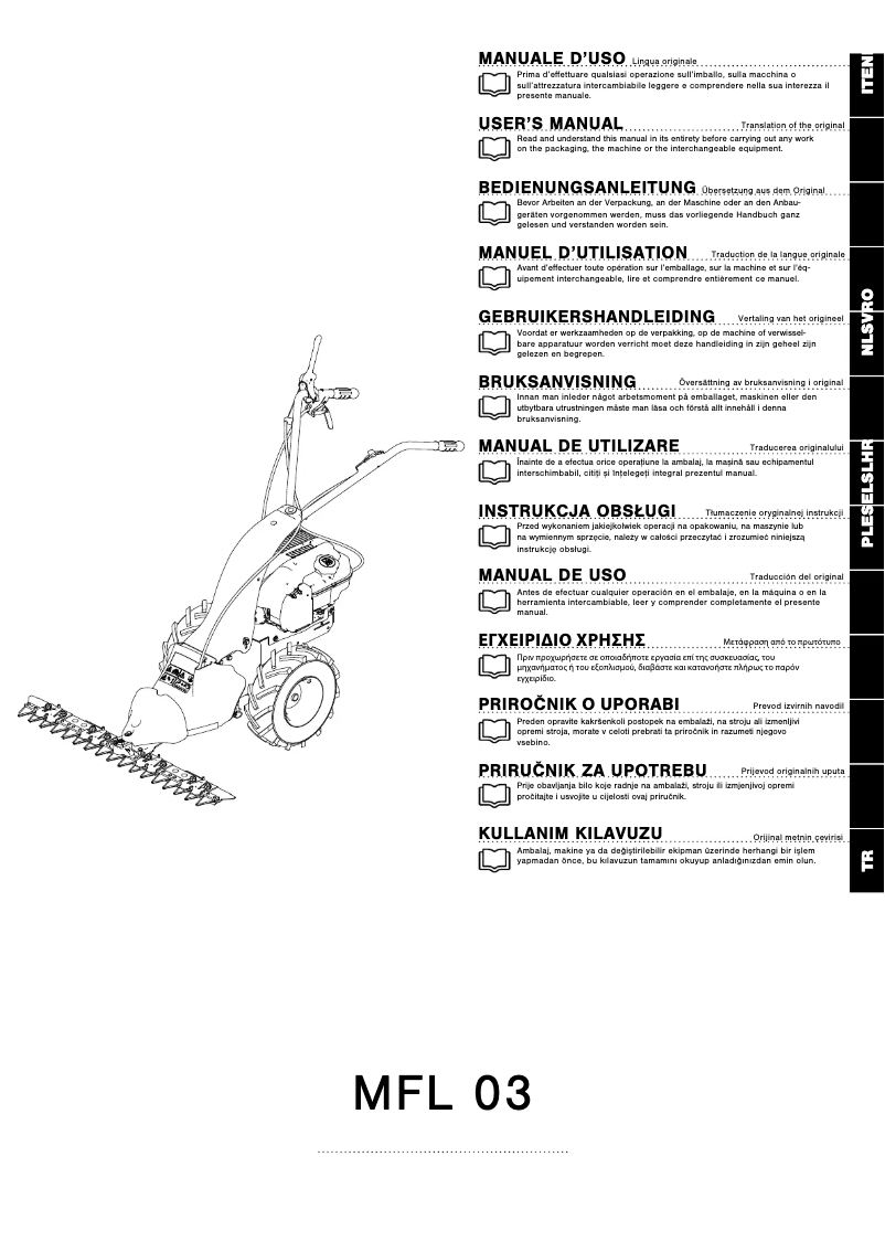 Page n°1 - Manuel utilisateur Stiga Silex 87 G