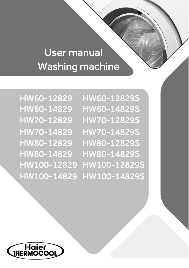 Página 1 del manual Manual de usuario Haier HW60-BP12829