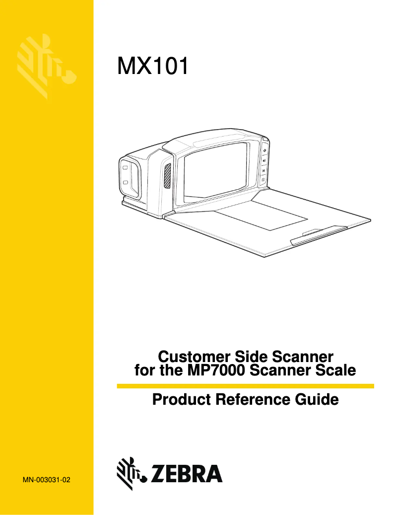 Image de la première page du manuel de l'appareil MP7000