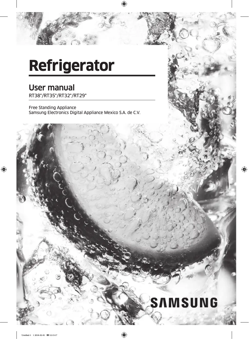Image de la première page du manuel de l'appareil RT38K5930BS