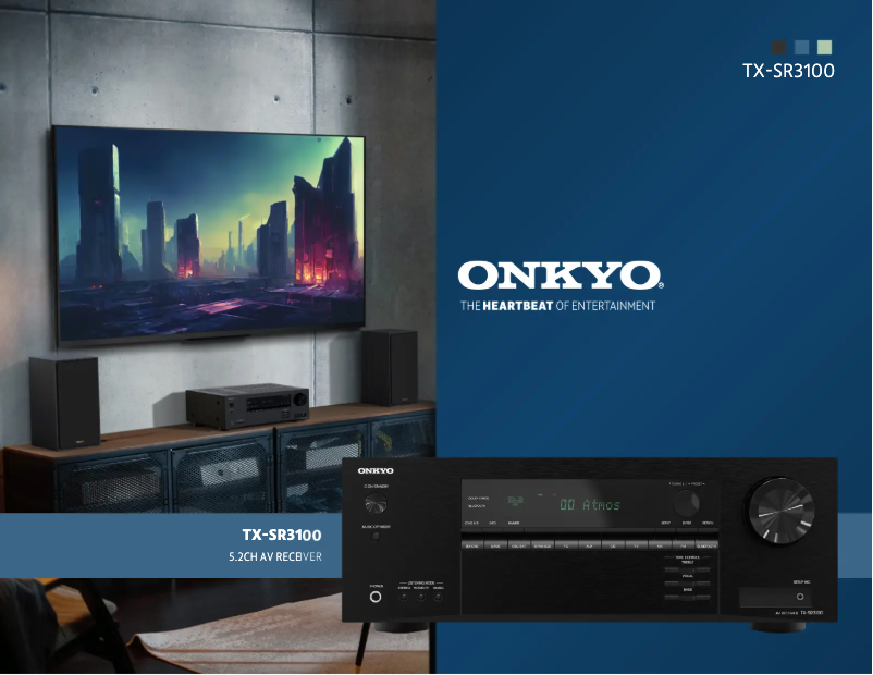 Image de la première page du manuel de l'appareil TX-SR3100