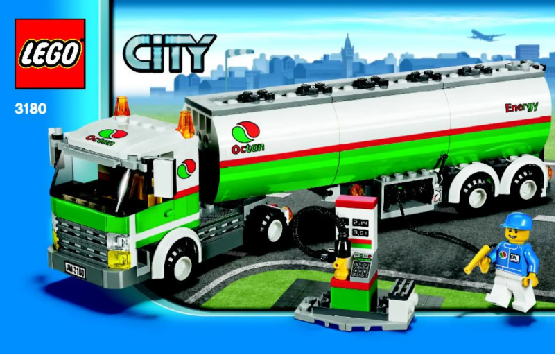 Page 1 de la notice Manuel utilisateur Lego City 3180