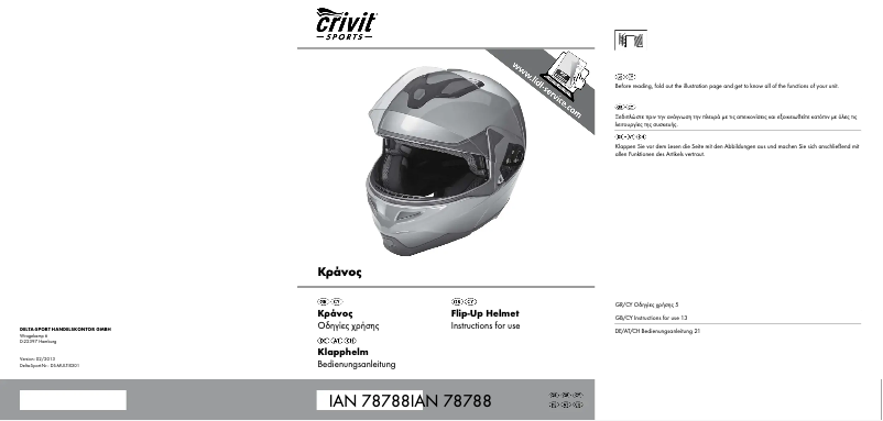 Page 1 de la notice Manuel utilisateur Crivit IAN 78789