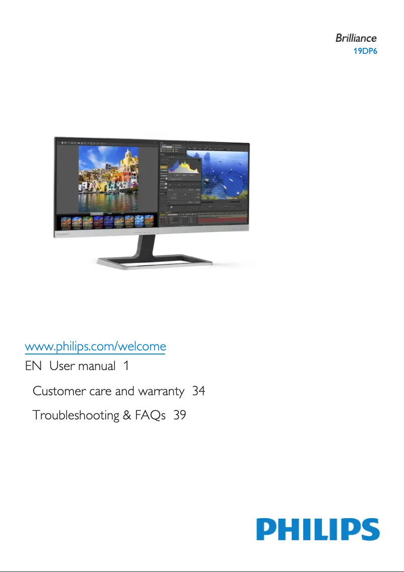 Page n°1 - Manuel utilisateur Philips 19DP6