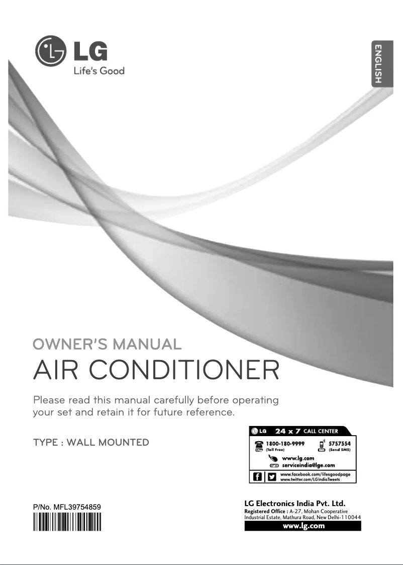 Page 1 of the manual User Manual LG LSU3ZR3M