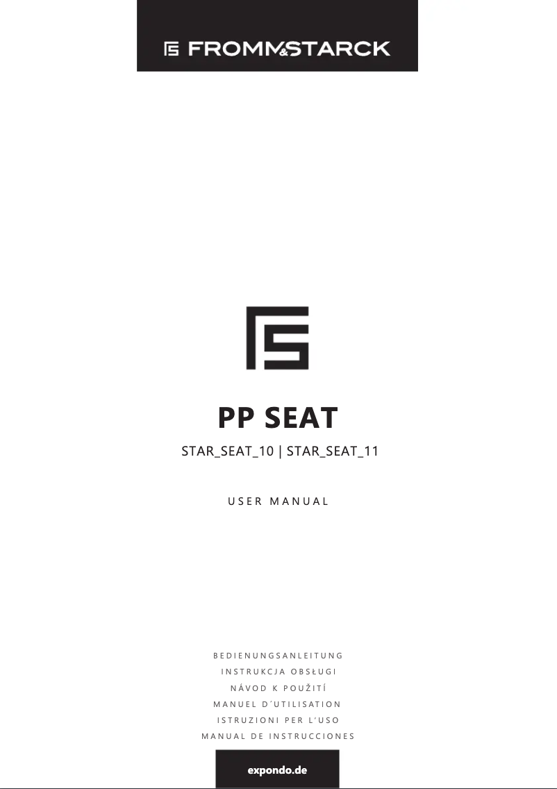 Page n°1 - Manuel utilisateur Fromm & Starck STAR_SEAT_11