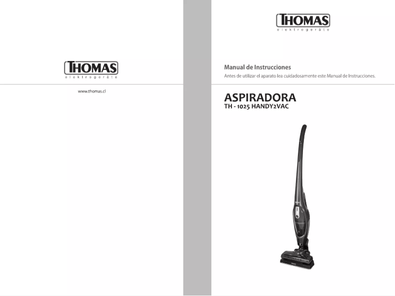 Page n°1 - Manuel utilisateur Thomas TH-1025