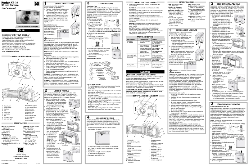 Image de la première page du manuel de l'appareil KB32