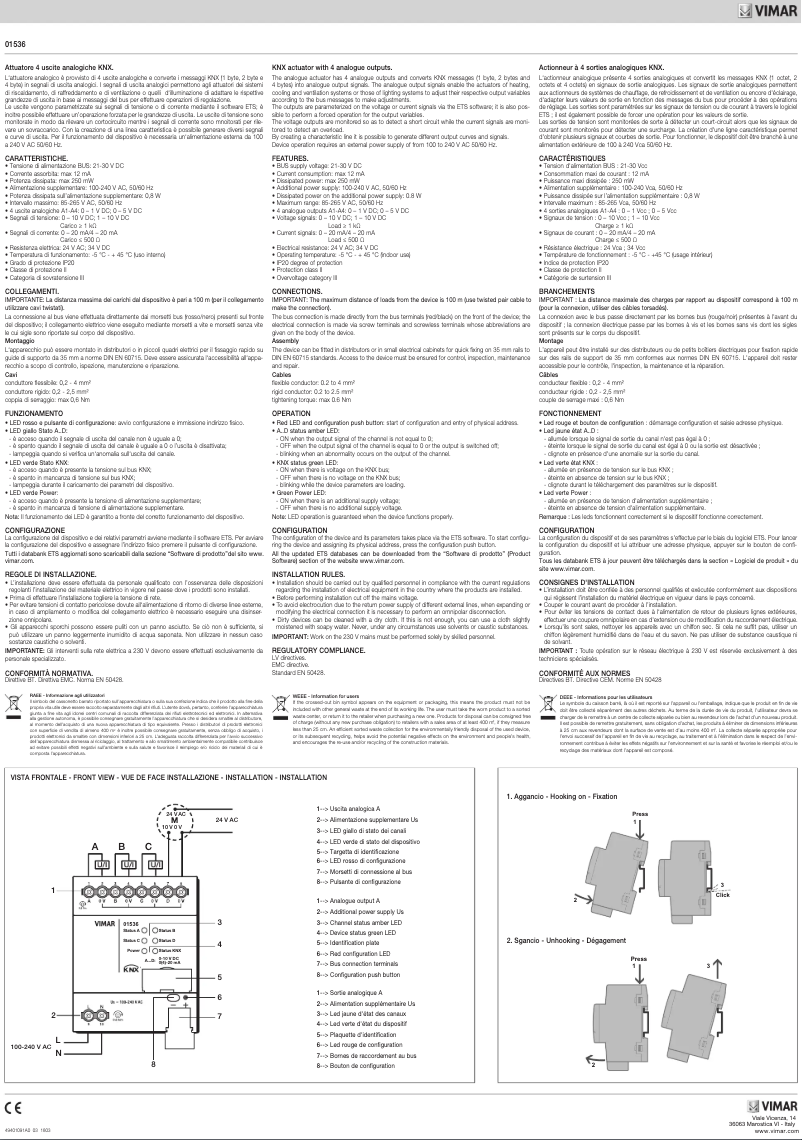 Image de la première page du manuel de l'appareil 01536
